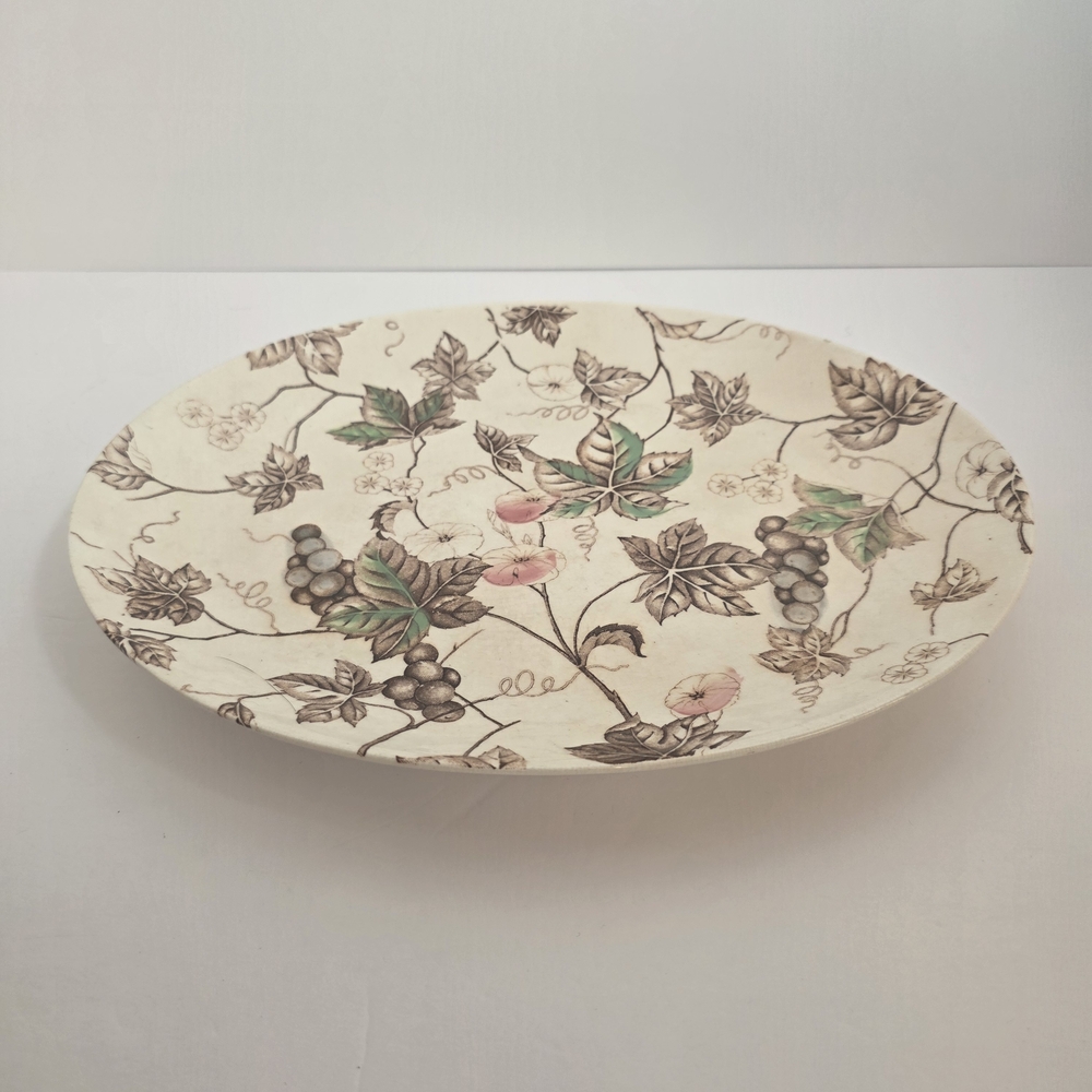 Floral Oval Ceramic Platter - Picture 4 of 7